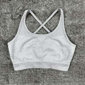 AYBL Adapt Seamless Sports Bra Women's L Light Gray